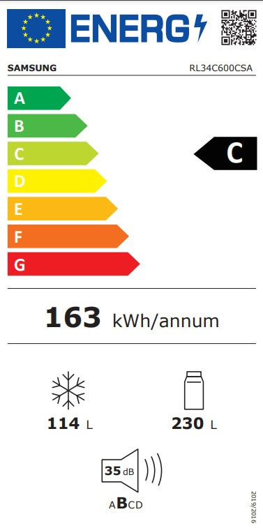 Koelvriescombinatie Samsung RL34C600CSA