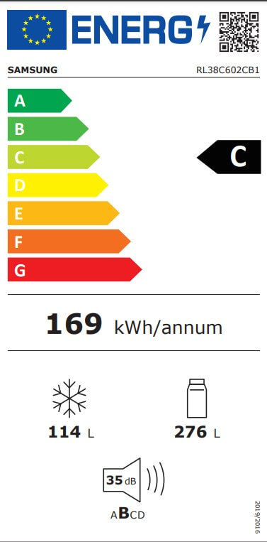 Koelvriescombinatie Samsung RL38C602CB1