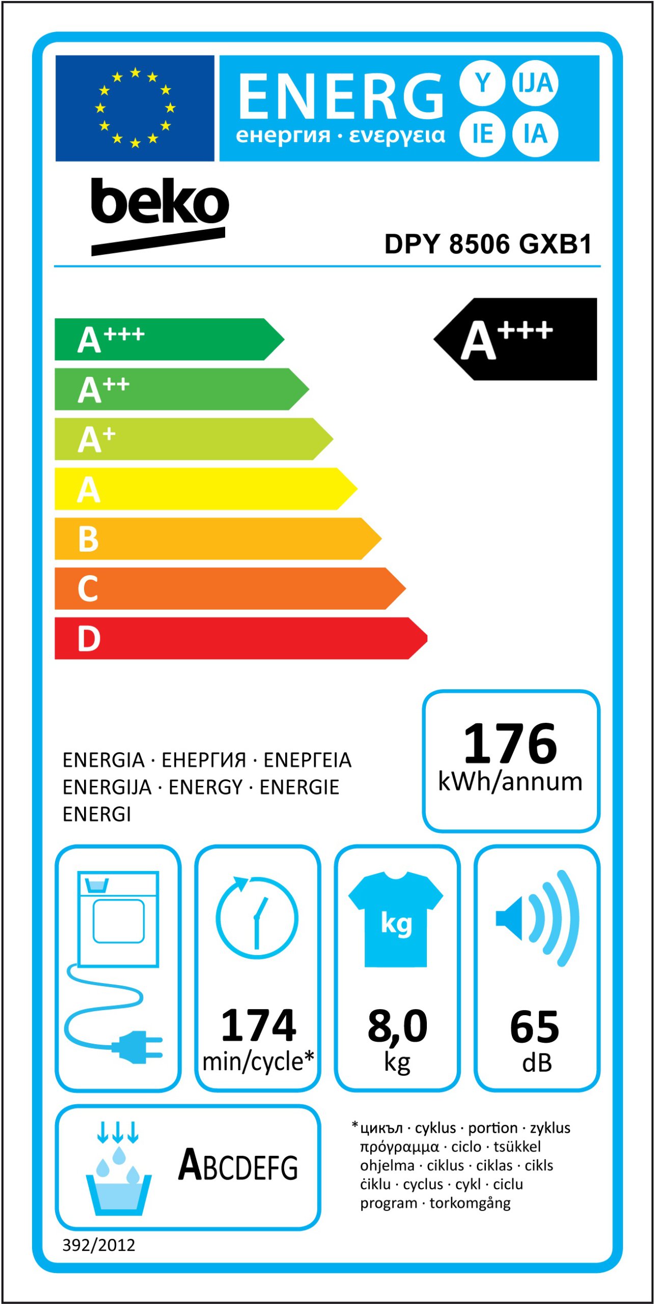 warmtepompdroger-Beko-DPY8506GXB1-