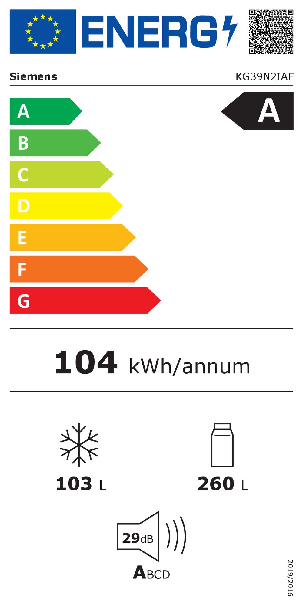 Koelvriescombinatie-Siemens-KG39N2IAF-