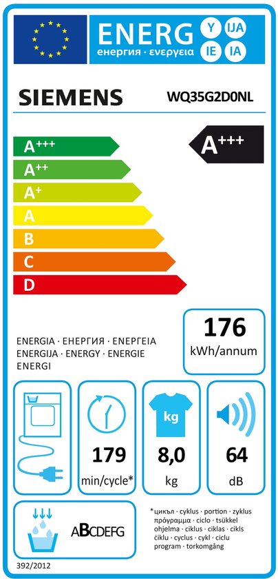 Warmtepompdroger-Siemens-WQ35G2D0NL-