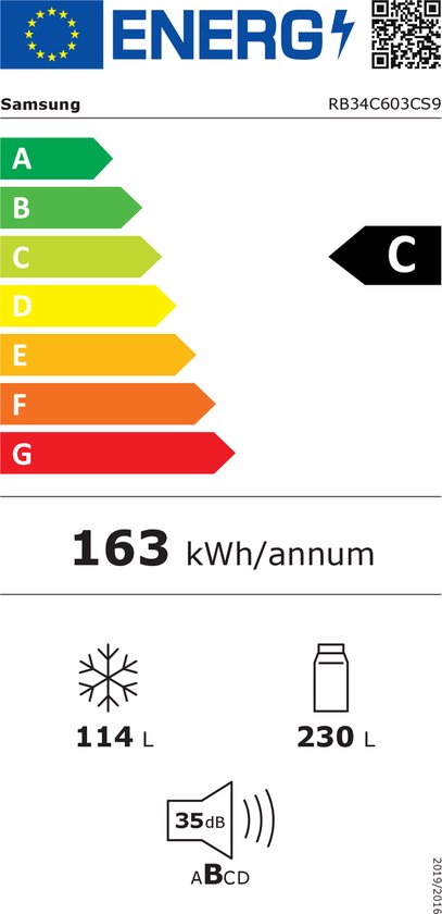 Koelvriescombinatie-Samsung-RB34C603CS9-