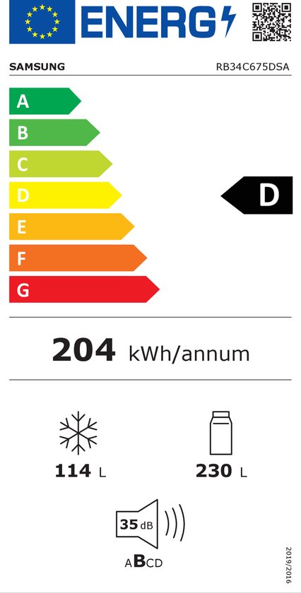 Koelvriescombinatie-Samsung-RB34C675DSA-