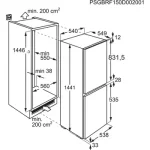 Inbouw-koelvriescombinatie-AEG-TSC5S141ES-