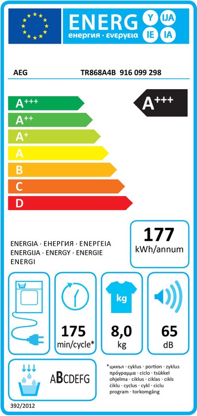 Warmtepompdroger-AEG-TR868A4B-