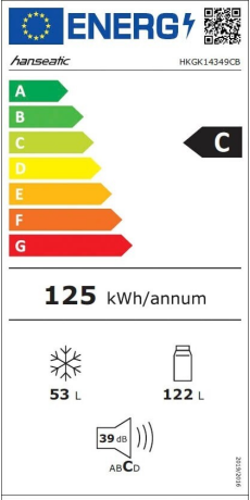 Koelvriescombinatie-Hanseatic-HKGK14349CB-