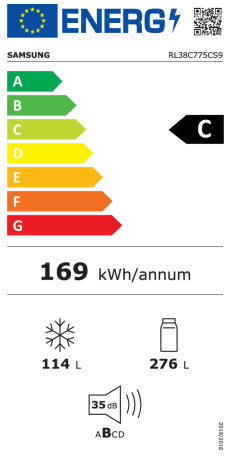 Koelvriescombinatie-Samsung-RL38C775CS9-