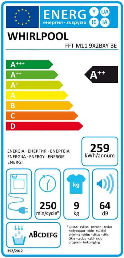 Warmtepompdroger-Whirlpool-FFT-M11-9X2BXY-BE-