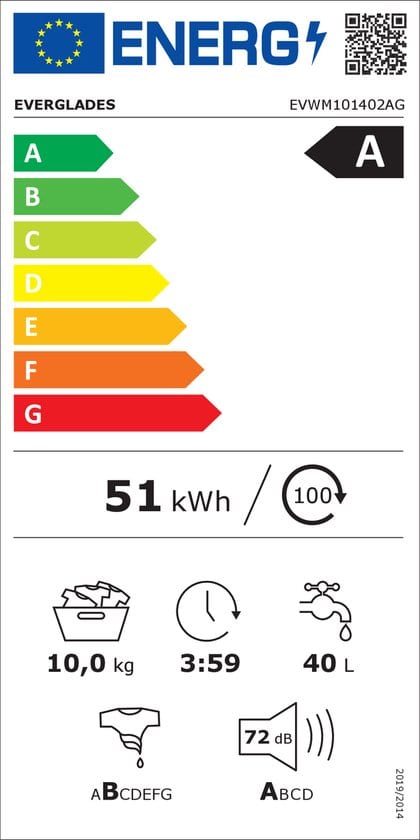 Wasmachine-Everglades-EVWM101402AG-