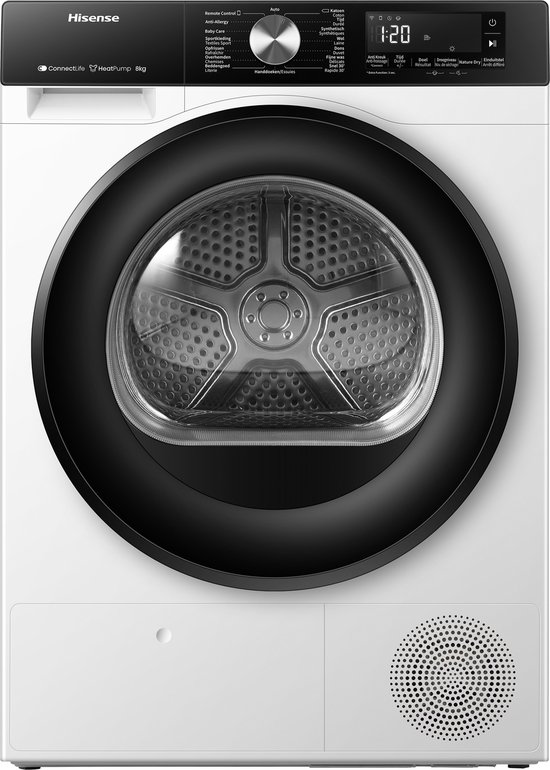 Warmtepompdroger-Hisense-DH3S802BW3-